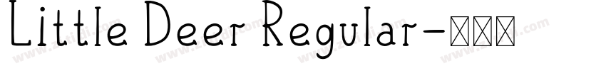 Little Deer Regular字体转换